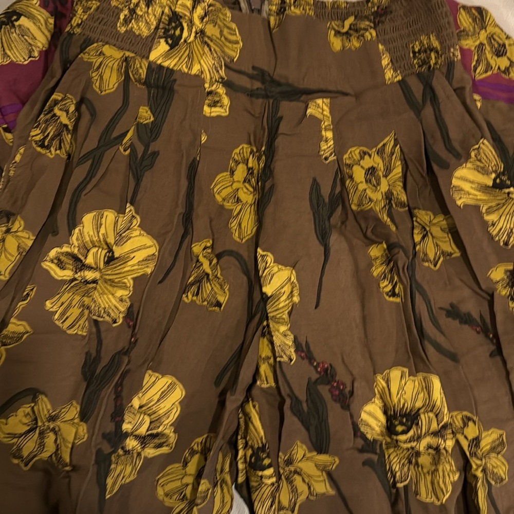 Anthropologie Maeve Terrace Floral Pants - Picture 6 of 14